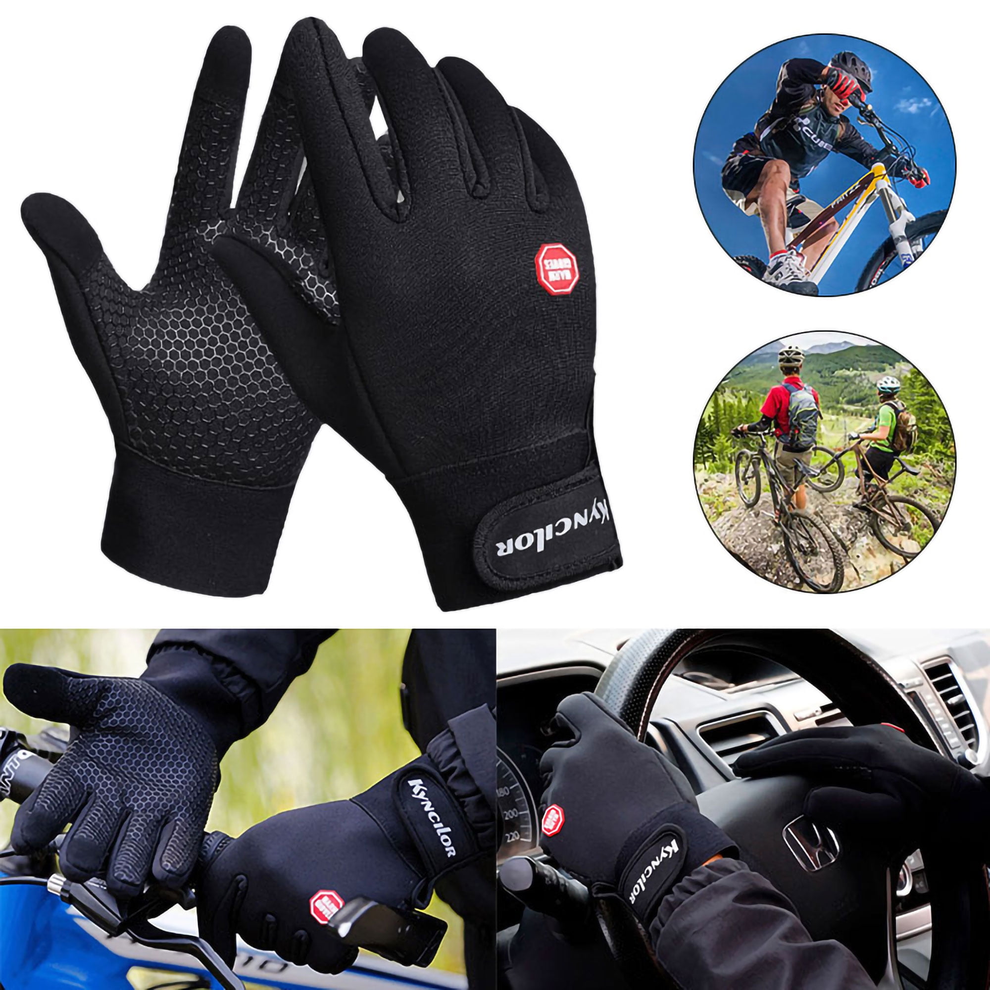 Details about  / Winter Gloves Warm Men Women Thermal Touch Screen Windproof Mittens Snow Cycling