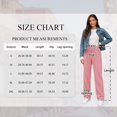 thumbnail image 3 of SWQZVT Womens Straight Leg Sweatpants Drawstring Sweat Pants with Pockets Elastic Waisted Lounge Casual Trousers, 3 of 7
