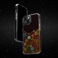 thumbnail image 6 of DistinctInk Hybrid (Acrylic / TPU) Clear Slim Fit Case for Apple iPhone 14 (6.1" Screen) - "Blossoms of Spring: Vibrant Floral Delight", 6 of 8