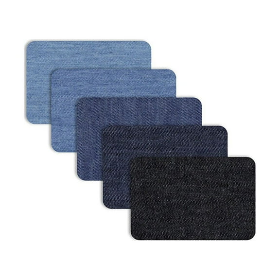 Denim Patches Clearance! Hilingoto Patches, Premium Denim Iron on Jean Patches No-Sew Shades Assorted Cotton Jeans Repair, Denim Patch Patch Clearance Sales