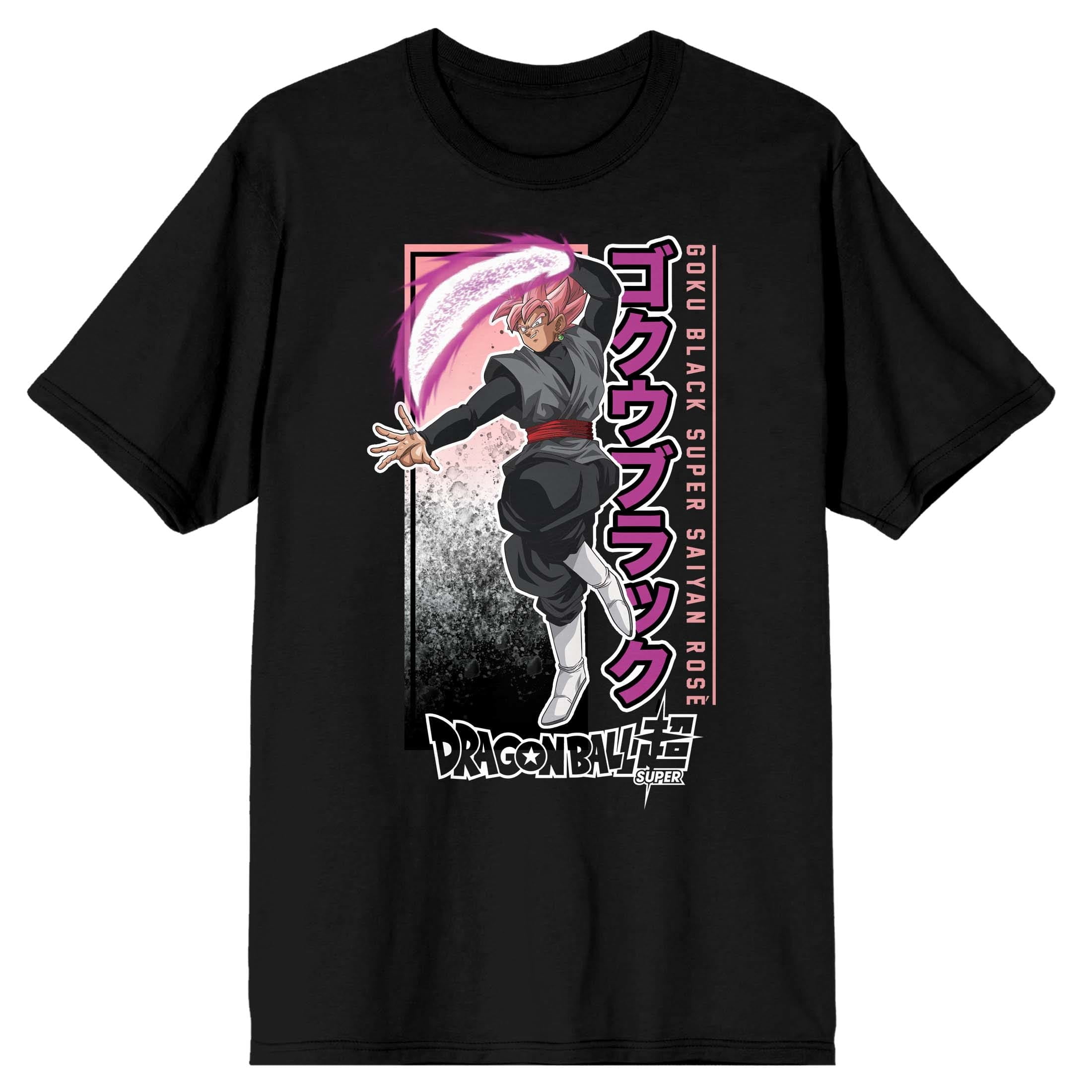 Dragon Ball Z Super Saiyan Heroes Men's Black T-shirt-4XL