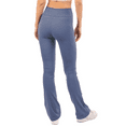 thumbnail image 2 of Flare Yoga Leggings with Pockets 28" High Waist Super Soft Stretchy Workout Yoga Pants Steel Blue 3X, 2 of 4