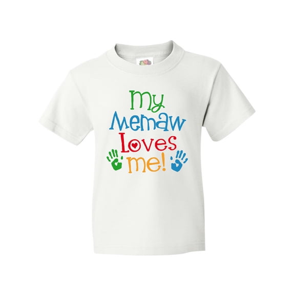 Inktastic My Memaw Loves Me Youth T-Shirt