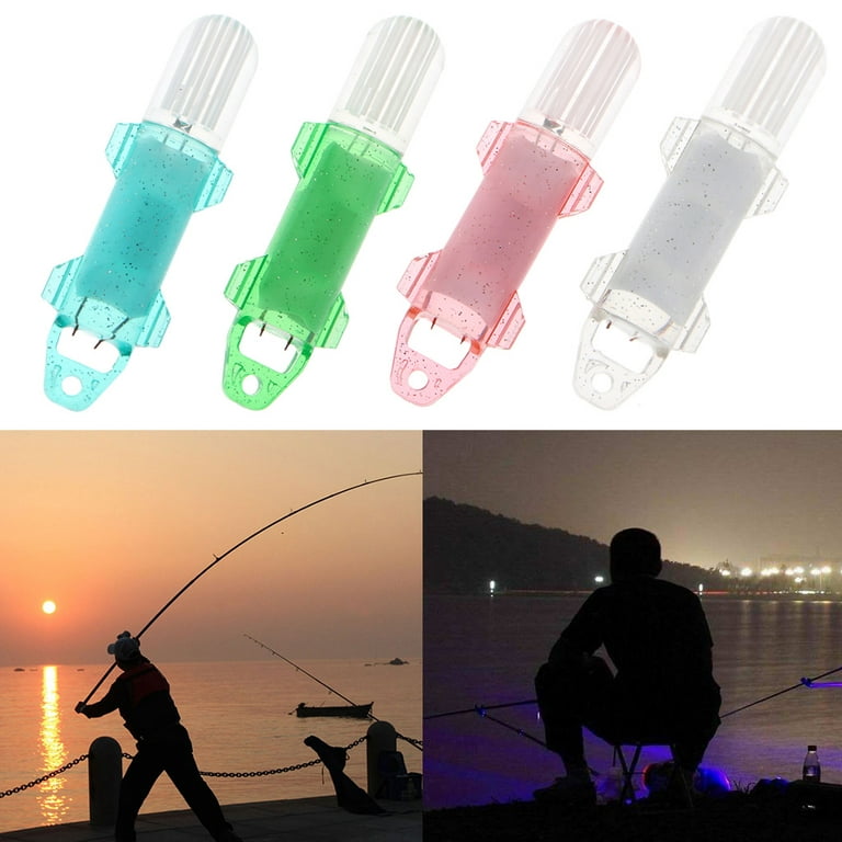 Small Fishing Attracting Underwater Water-Triggered Light Trolling Lures  Rigs Mini LED Fishing Deep Drop Fishings Light 