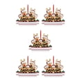 thumbnail image 3 of Adorno colgante de Navidad Wosthever Animal de dibujos animados chimenea decoración del hogar, 3 of 6
