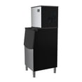 thumbnail image 2 of KoolMore 26 in. Freestanding Air Cooled Commercial Ice-Maker with Bin in Stainless Steel, 315 lbs./24hr, 2 of 9