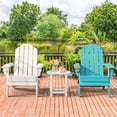 thumbnail image 2 of Silla Plegable Costway Adirondack Patio Resistente a la Intemperie Blanco, 2 of 10