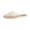 White, variant on Jelly Sandals for Women Transparent Glitter Clear Closed Toe Flats Casual Lightweight Slip on Travel Walking Shoes White 37(US-6.5)