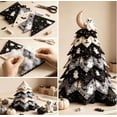 thumbnail image 5 of Thanksgiving Harvest Tree Tree Quilt Kit – Easy Layered Fabric Holiday Décor for Quilting Lovers, Traditional Christmas Fabric Art Kit for Adult Crafters, 5 of 6