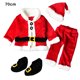 thumbnail image 4 of Jumpingount Conjunto de traje de Papá Noel para niños pequeños, decoración de ropa, vestido de Navidad para niños adorables, accesorio de ropa, Disfraces de disfraces Rojo setenta Jumpingount AP013956-01B, 4 of 6