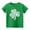 Green, variant on MIXUE Toddler Girls Tops & T-Shirts St. Patrick Day Cute Graphic Kids Round Neck Short Sleeve Comfortable Pullover Tshirts Holiday Wear,Black,3-4 Years