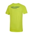 thumbnail image 4 of Aston Martin Cognizant F1 Men's Lifestyle Logo T-Shirt - Lime/Green/Black, 4 of 14