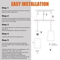 thumbnail image 2 of Facon RV Pendent Dining-Room Lamp with 2 Replaceable Bulbs(Included), 12V Interior Light with Switch for RV Motorhome Camper Trai, 2 of 9