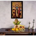 thumbnail image 3 of IBA Indianbeautifulart Maa Kaali Poster With Frame Wall God Photo Frame Holy Hindu Religious Poster Home Decor Ready To Hang Wooden Frame, 3 of 7