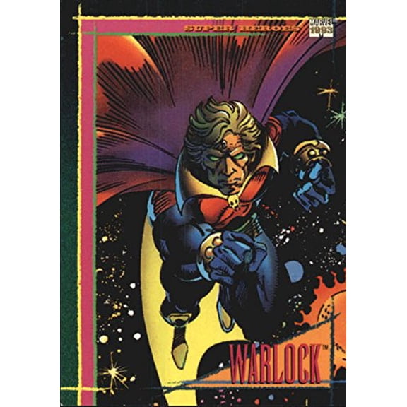 1993 Marvel Universe IV #10 Warlock Official Trading Card