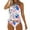 White, variant on Huesdet Womens Tankini Swimsuits American Flag 4Th of July Bathing Suits for Women 4Th of July Pool Sexy Swimsuits for Women(Blue,XXL)