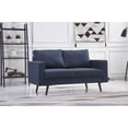 thumbnail image 2 of Navy Stationary Fabric Basic Loveseat, 2 of 2