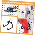 thumbnail image 3 of Garage Hooks for Hanging Tools 4pcs Pegboard Accessories Tool Organizers Easy Install Utility Hooks, 3 of 5