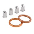 thumbnail image 4 of 2 Exhaust Gaskets & 4 Cap Nuts For Honda CB/CL160/175/200 XL/XR250/350/500/600, 4 of 12