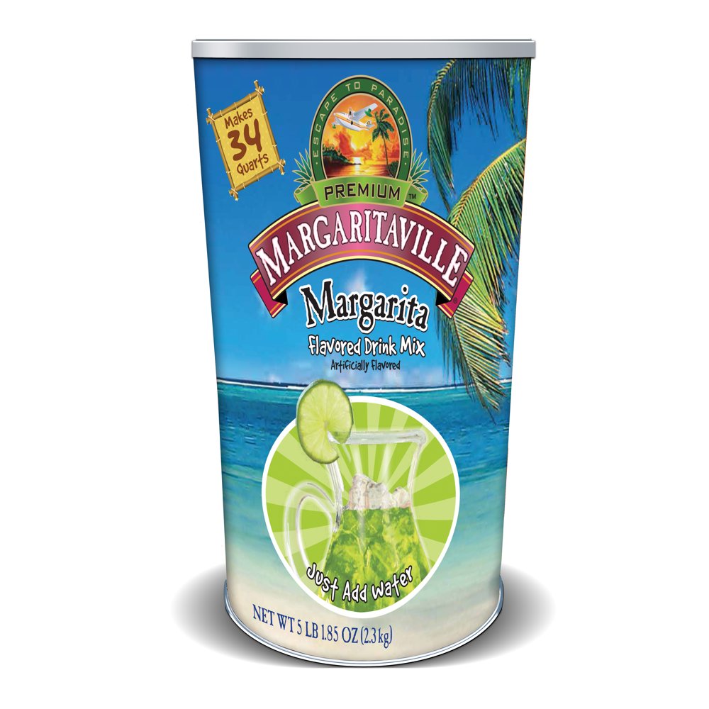 Margaritaville Drink Mix Canister, Margarita, 80 Oz, 1 Count Walmart