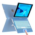 thumbnail image 1 of Funda Teclado aMZCaSE para iPad 9ª Generación 10.2" Azul, 1 of 7