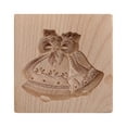 thumbnail image 3 of Wooden Gingerbread Cookie Mold,3D Wooden Baking Mold Cookie Biscuit Press Molds, Cookie Cutter Set DIY Biscuit Chocolate Mould 4"*4"*1", 3 of 4