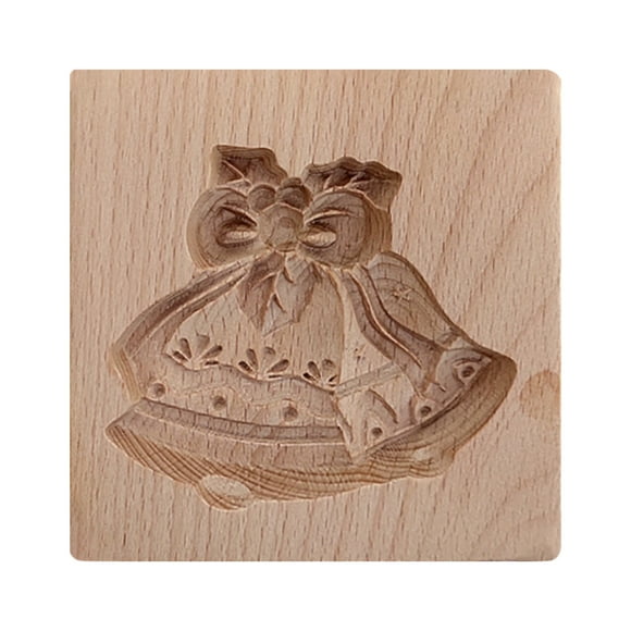 CEHVOM Novel Carved Cookie Model Cutter Cookie Wooden Gingerbread Shortbread Model Clearance