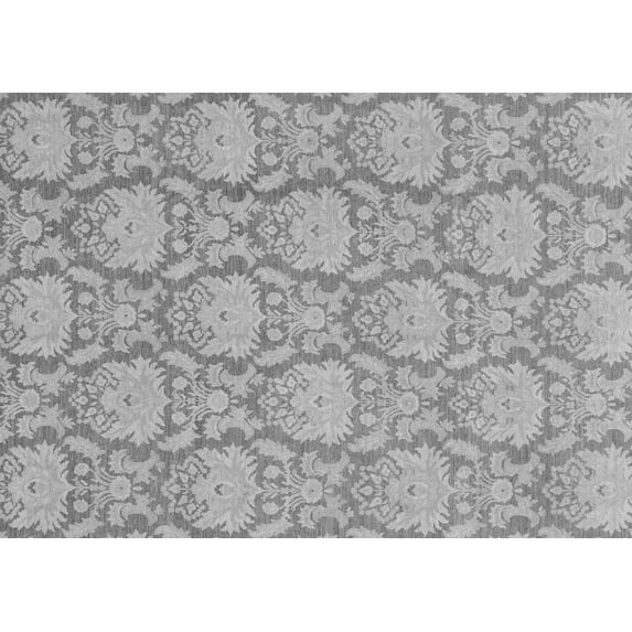 Ahgly Company Indoor Rectangle Abstract Gray Modern Area Rugs, 7' x 10'