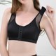 thumbnail image 2 of Sujetadores de talla grande para mujer camiseta interior deportiva de nailon Sexy traje diario de malla transparente, 2 of 8