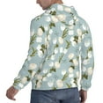thumbnail image 6 of Haiem Tulips Flowers Patterned Men's Hoodie with Kangaroo Pocket - Ideal Pullover Sweatshirt for Daily Wear, Travel, and Home-3X-Large, 6 of 7