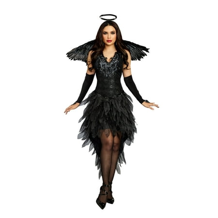 Dreamgirl Women's Luxurious Angel Of Darkness Costume