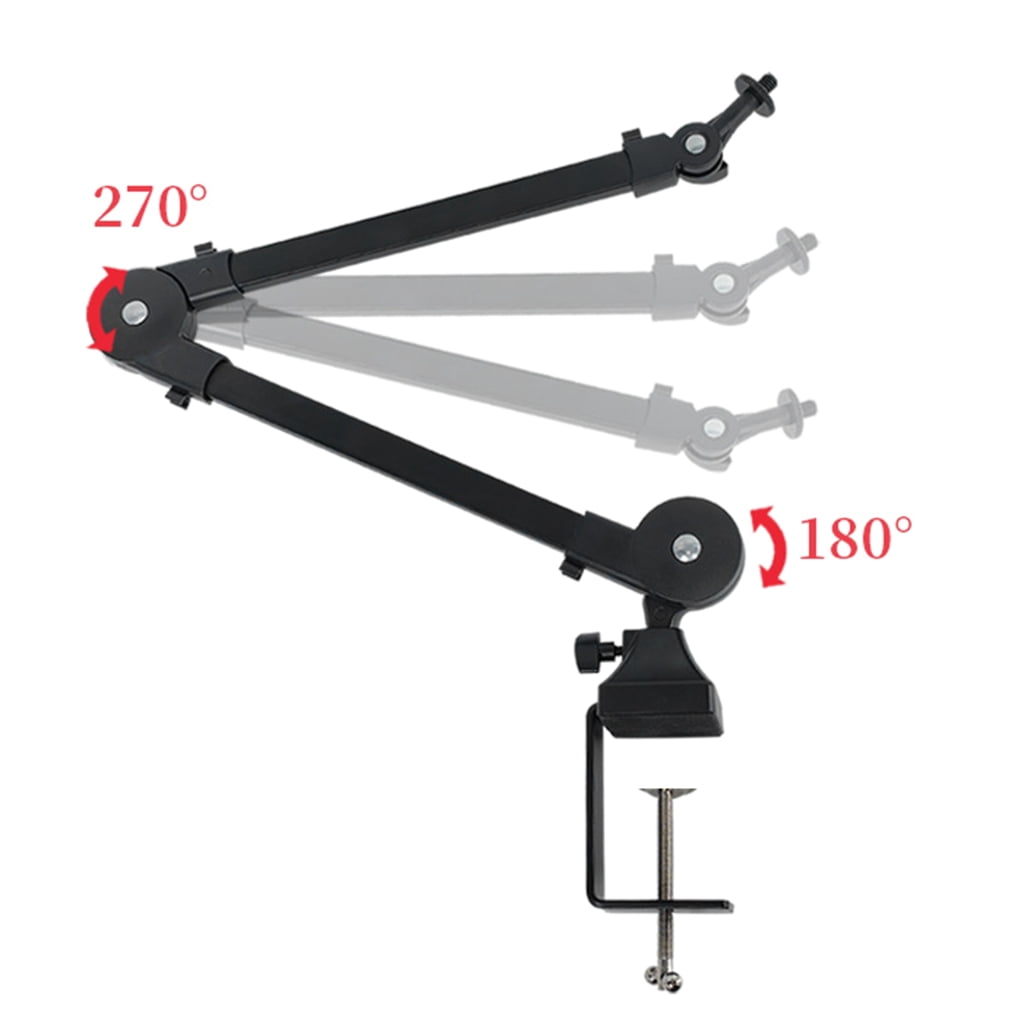 Microphone Arm withPop Protections - Microphone Stand with Wind Protections