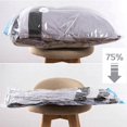 thumbnail image 4 of Bolsas de Almacenamiento Al Vacío, Organizador de Armario, Bolsa Sellada Al Vacío, Bolsa Ahorradora de Espacio para Ropa, Almohadas, Ropa de Cama, Mantas, Embalaje, 8 Piezas, 4 of 5