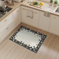 thumbnail image 2 of ODIKA Print Paws Scattered Bone Motif Alfombra Para Perros Schnauzer Pet Friendly & Kids Safe for Bedroom, Bedside, Nursery, 2 of 7