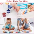 thumbnail image 6 of 480Pieces Empty Paint Pot, 40 Strips Acrylic Mini Container Storage with Lids for Arts and Crafts 3Ml, 6 of 7