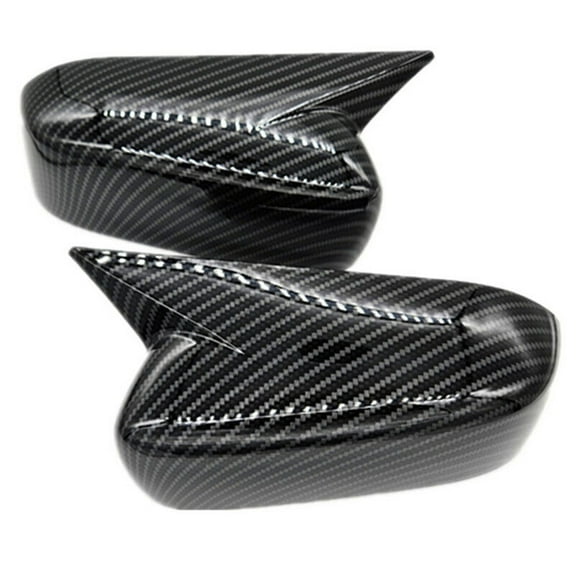 Phyun Carbon Fiber Style Ox Horn Side Mirror Cover Cap For Honda Accord 2003-2007