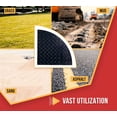 thumbnail image 5 of (4 Pack) 2'x2' Heavy-Duty Black Curved Ground Protection Mats - 120,000 lbs Capacity - Diamond Plated Tread on High-Density Polyethylene (HDPE) for Heavy Equipment, 5 of 10