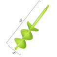 thumbnail image 4 of Garden Hole Digger Auger for Planting Bulbs Seedlings,Bulb Auger,Heavy Duty Extended Spiral Drill Bit,Powerful Auger,Long Handle Bulb Planter Tools 3"x12",Green, 4 of 6