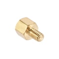 thumbnail image 4 of Uxcell Brass M2.5 5mm+4mm Male-Female Hex Standoff 100 Pack, 4 of 5