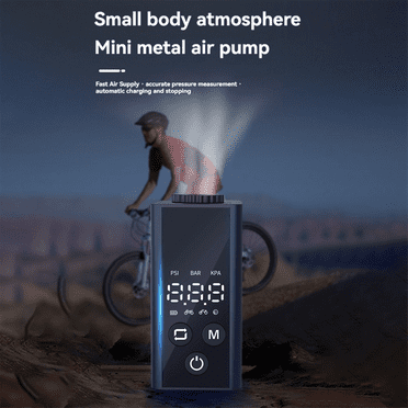 Universal Electric Air Pump Handheld Car Air Compressor 120PSI Compact Tire Inflator for Motorcycle Basketball Car SUV