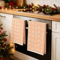 thumbnail image 4 of Christmas Snowflake Kitchen Towels Set of 2, Absorbent Decorative Hand Dish Towels, Festive Seasonal Towel for Kitchen Counter Cleaning & Holiday Gift Home Decor,23.6x15.7in, 4 of 6