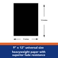 thumbnail image 4 of Tru-Ray Construction Paper, Heavyweight, Black, 9" x 12", 50 Sheets Per Pack, 5 Packs, 4 of 4