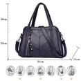 thumbnail image 3 of Bolso de hombro tipo hobo para mujer con correa para el hombro, bolso de hombro, bolso de mano de PU, desechable, 3 of 5