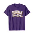 thumbnail image 1 of T-Shirt Rétro Vintage Sunday Funday Minnesota Football - Noir - S, 1 of 4