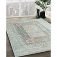 thumbnail image 3 of Ahgly Company Machine Washable Indoor Rectangle Contemporary Dark Goldray Area Rugs, 7' x 10', 3 of 7