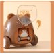 thumbnail image 3 of Coche de juguete, prensa infantil, lindo coche de carreras con catapulta para mascotas, juguete educativo - Oso, 3 of 5