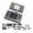 Black, variant on For NDS Replacement Shell Kit High Strength ABS Custom Colors Full Button Set Easy Installation