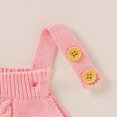 thumbnail image 4 of Vedolay Toddler Sweater Girl's Cute Sweater Long Sleeve Ruffled Pullover Sweater for Girl's,Pink 3-6 Months, 4 of 5
