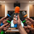 thumbnail image 6 of Durability Microphone Sponge Cover NonSlip Rings Protective Layer Rubber Sleeve for Stage Conference Event Travel Use, 6 of 10