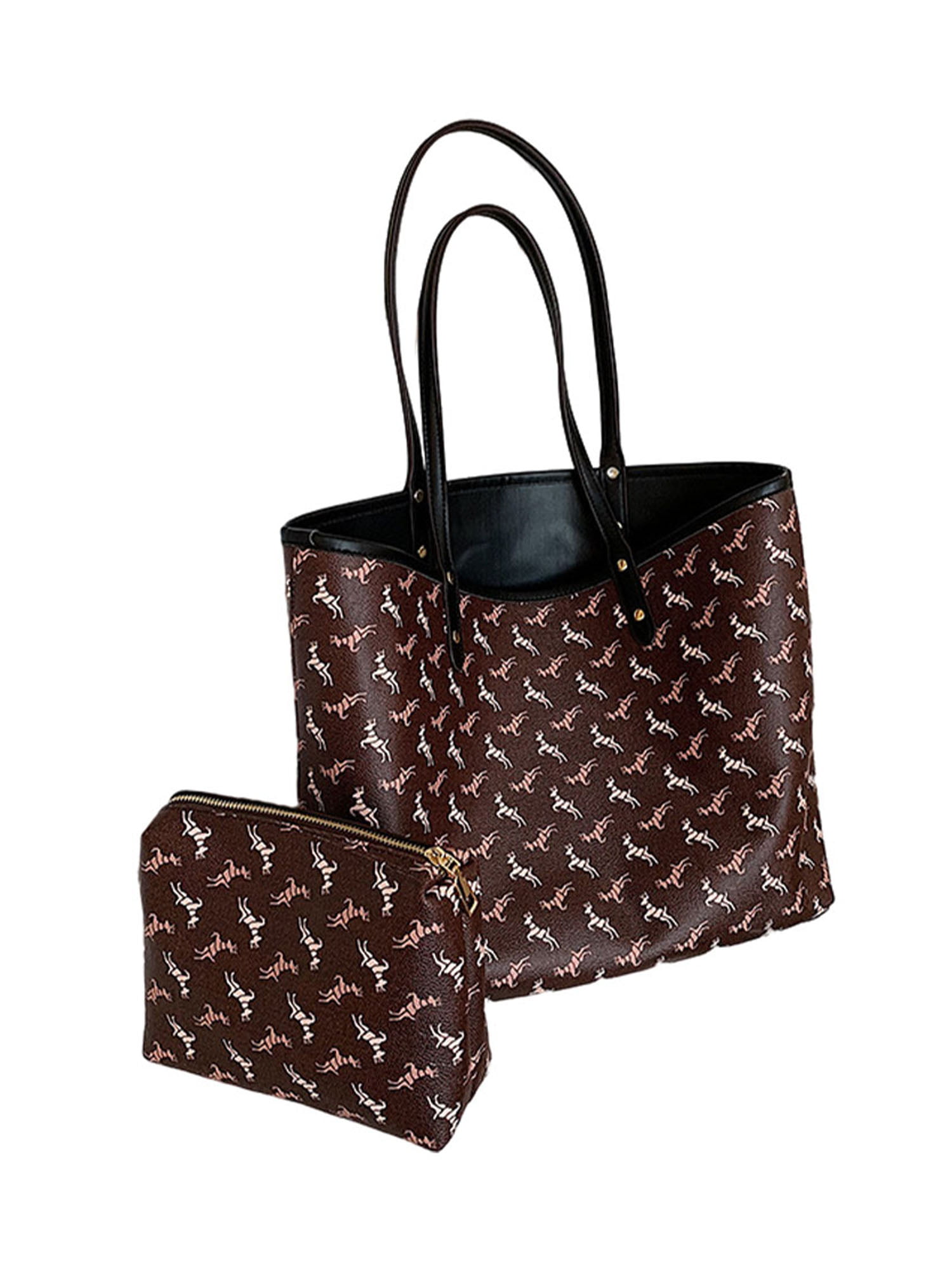 Womens Leather Print Purses and Handbags for Women Shoulder Bags